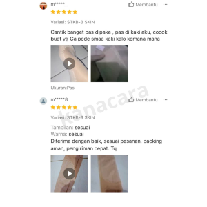Kaos Kaki Korea Sewarna Kulit